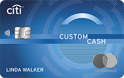 Citi Custom Cash<sup>SM</sup> Card image
