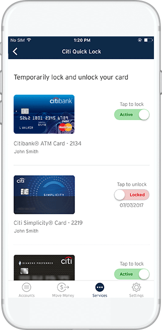 citi mobile app global transfer