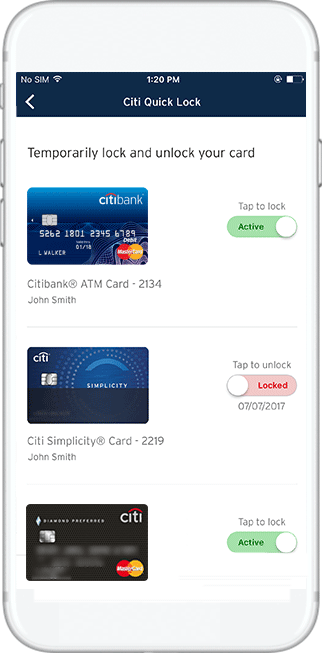 how to make a global transfer using citi mobile snapshot